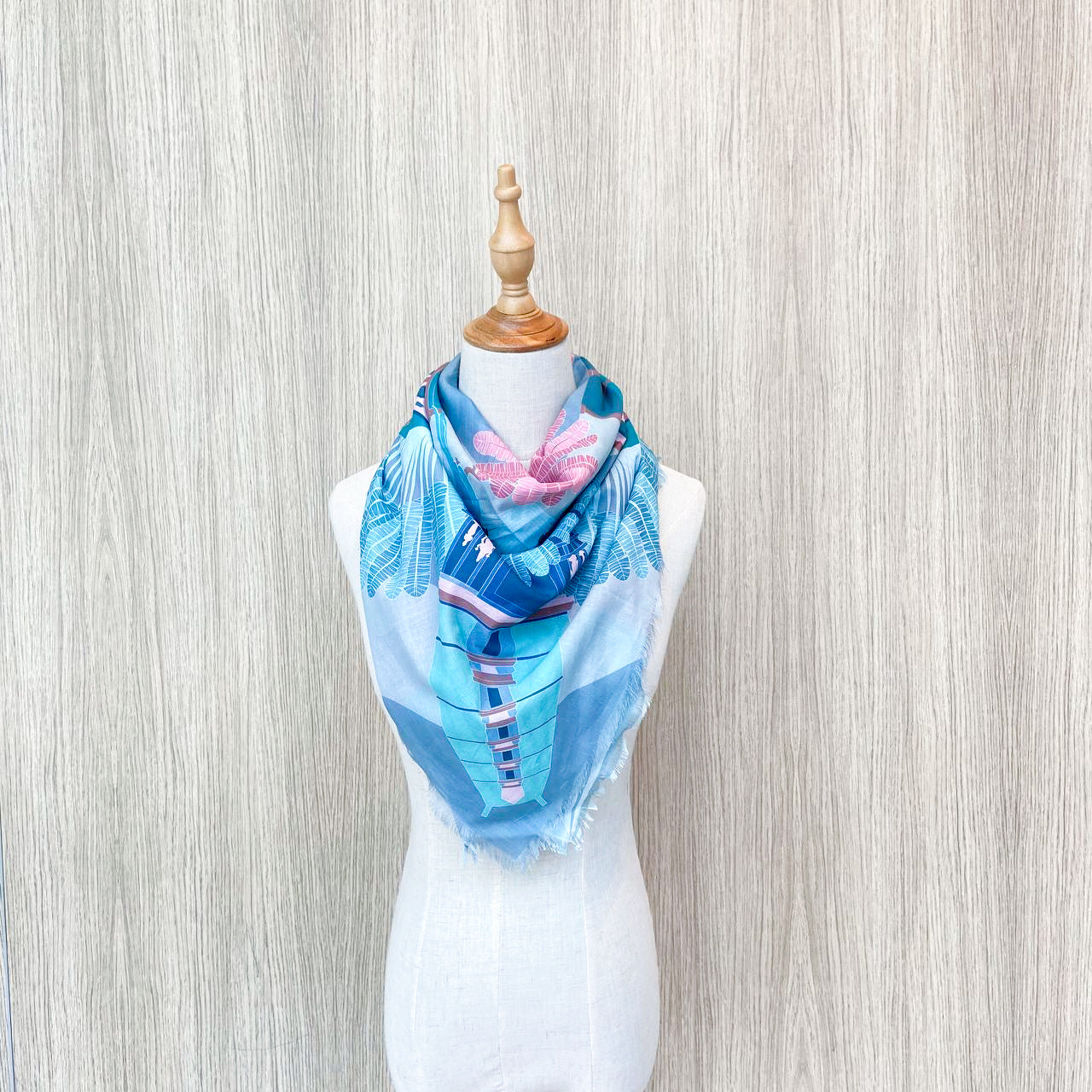 Flamboyant Little India Cotton Scarf