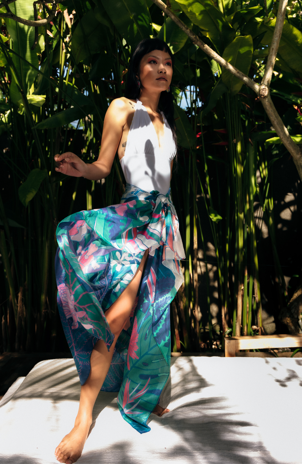 Shawl Coastal Life - Cotton Silk