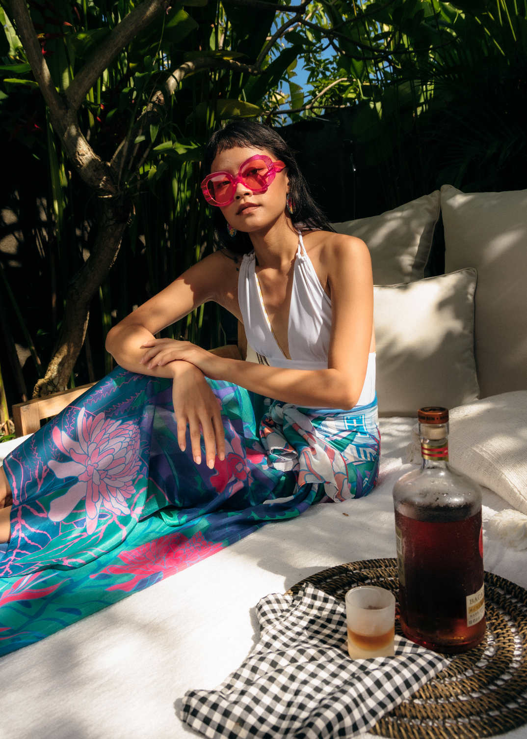 Shawl Coastal Life - Cotton Silk
