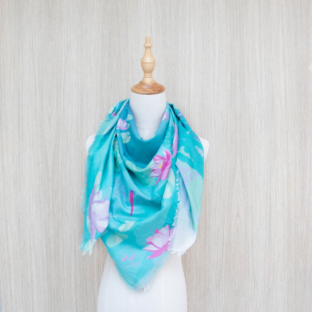 An Island Respite Cotton Scarf